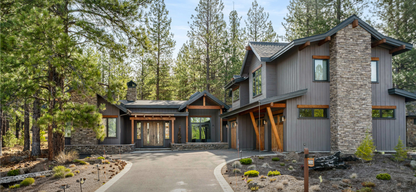 A custom home built by Olsen Brother Construction