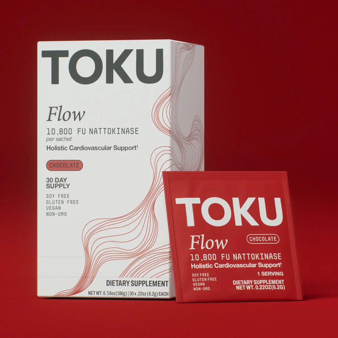 Toku Flow Nattokinase Supplement 10,800 FU 