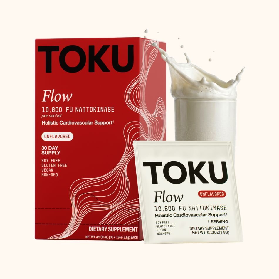 Toku Flow Nattokinase 10,800 FU Soy Free Drink Mix Unflavored
