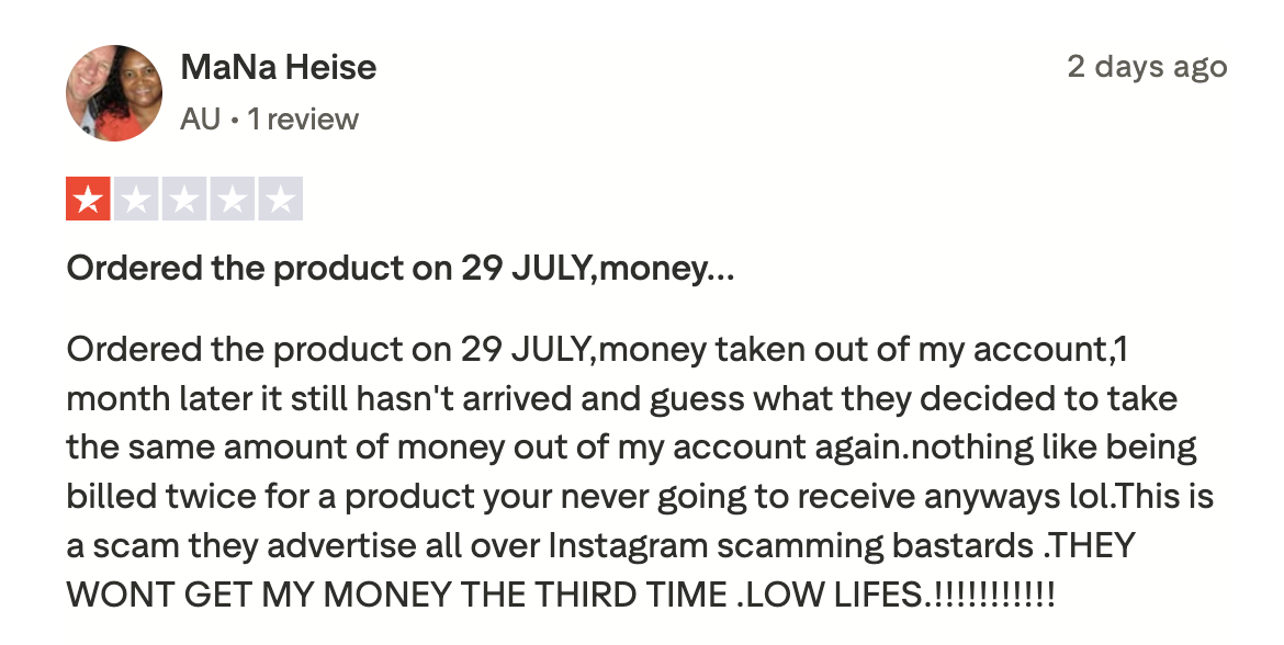 Healthletic review - order not delivered