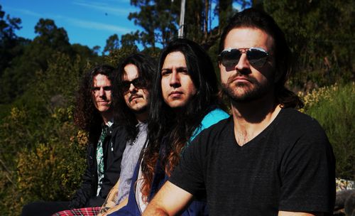 image of band on stage