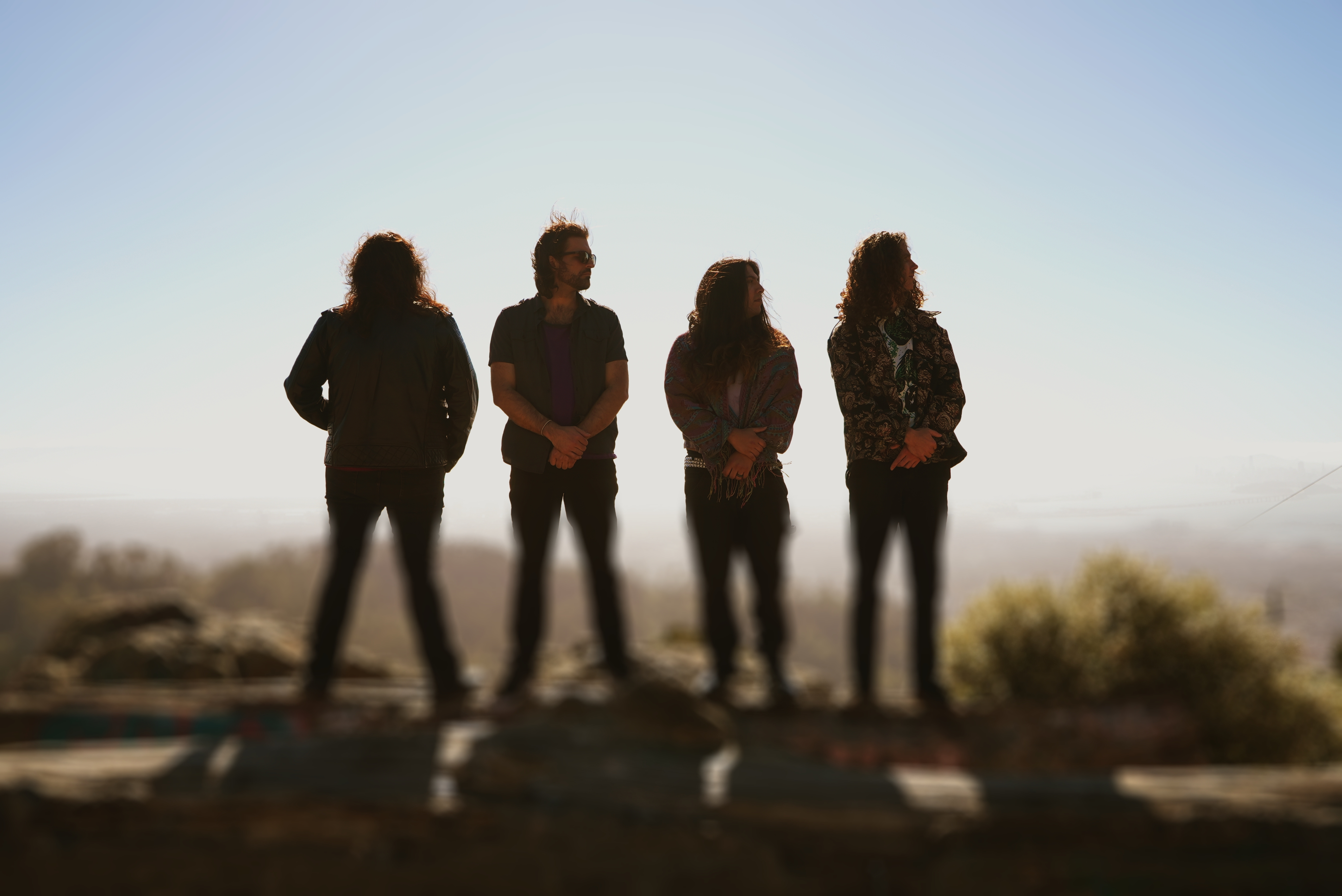 image of band on stage