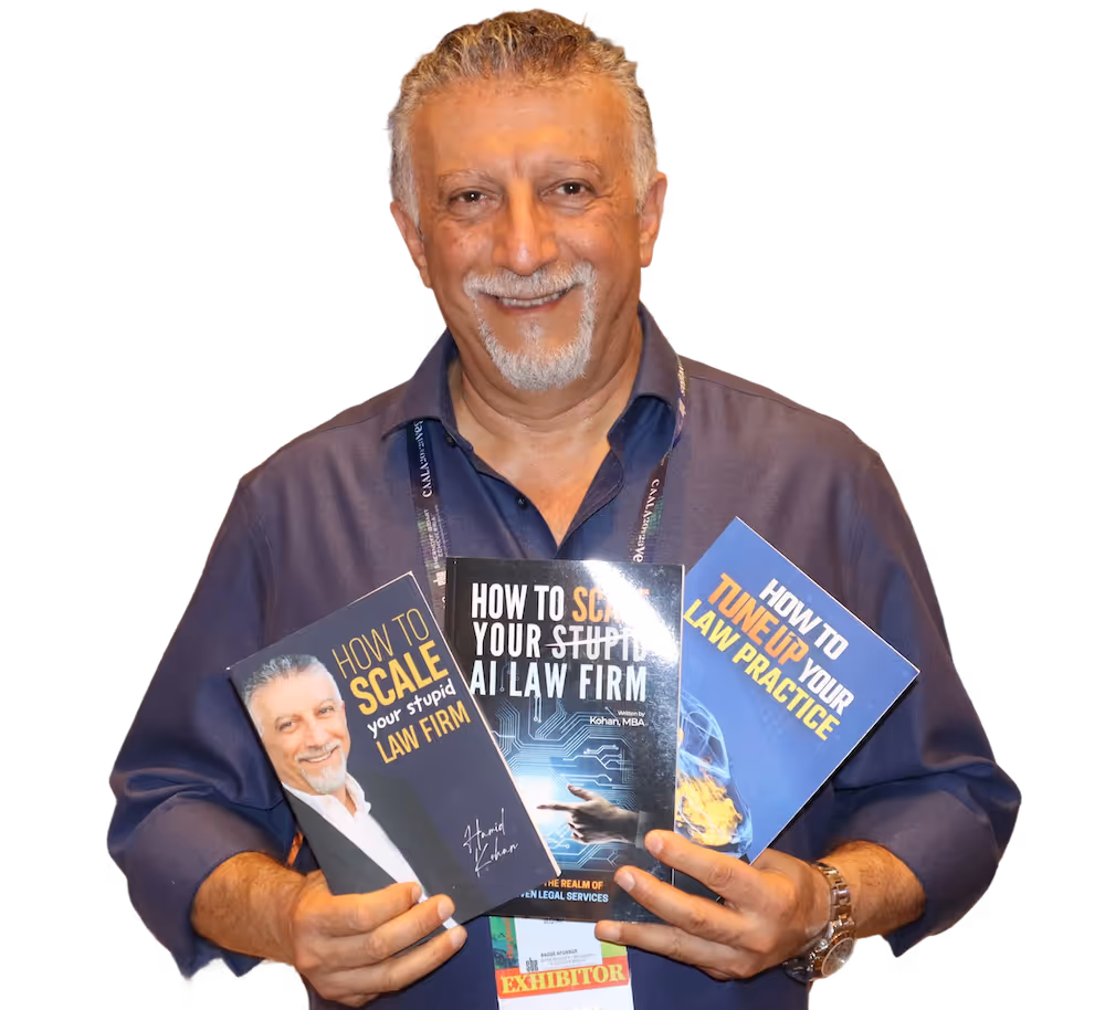 Hamid Kohan with books