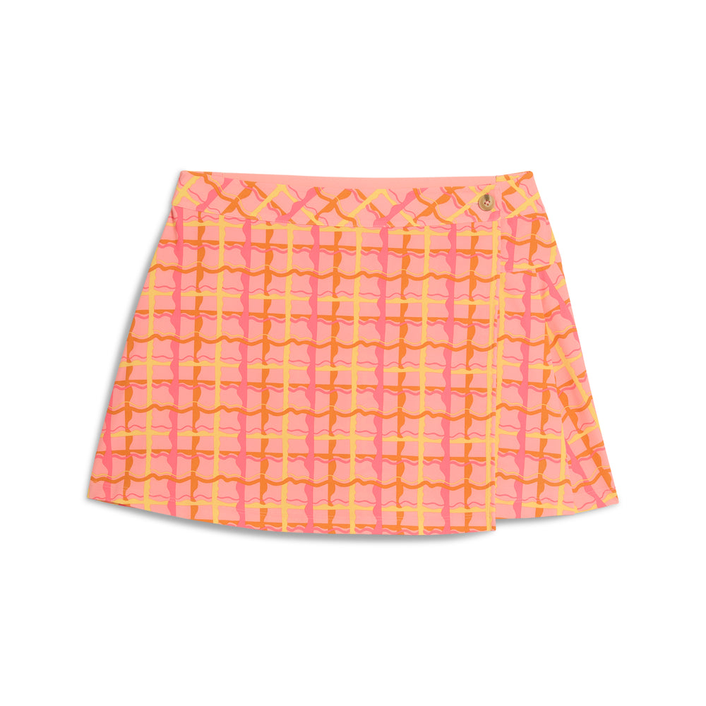Women's Dani Dazey Wrap Golf Skirt Pink