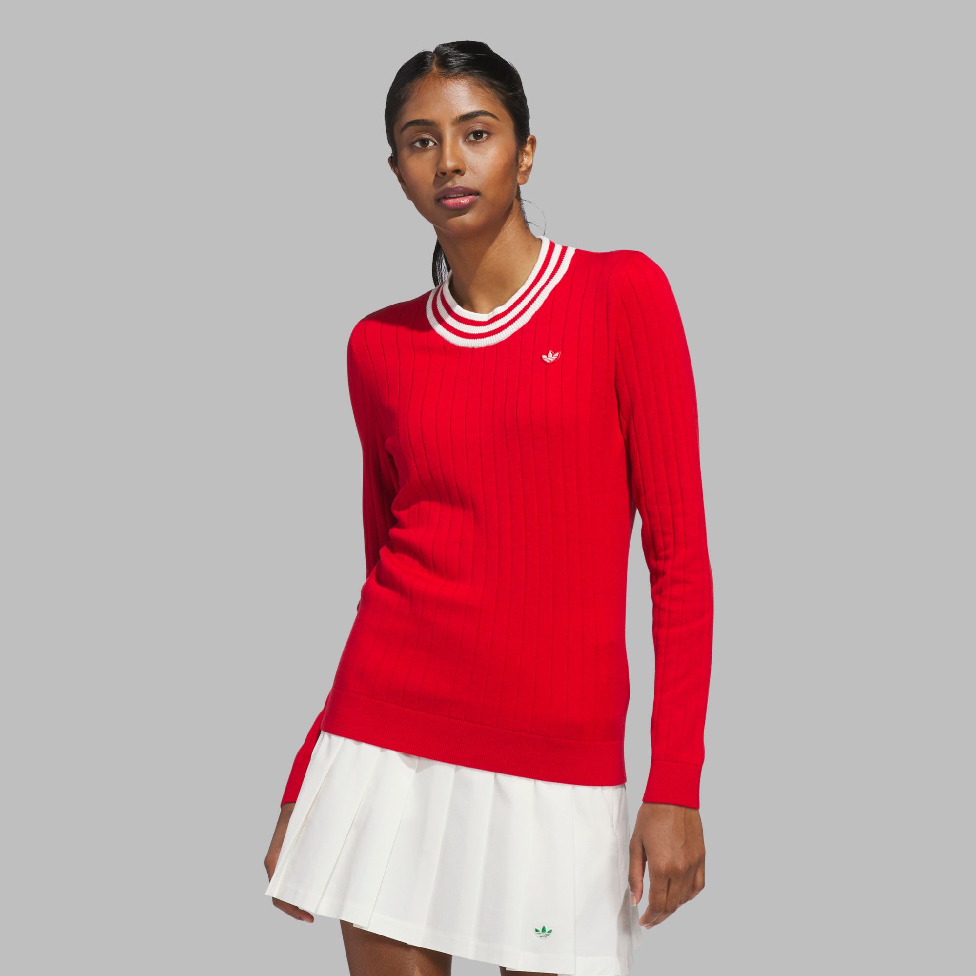 adidas Originals Women's Cashmere Knit Golf Sweater