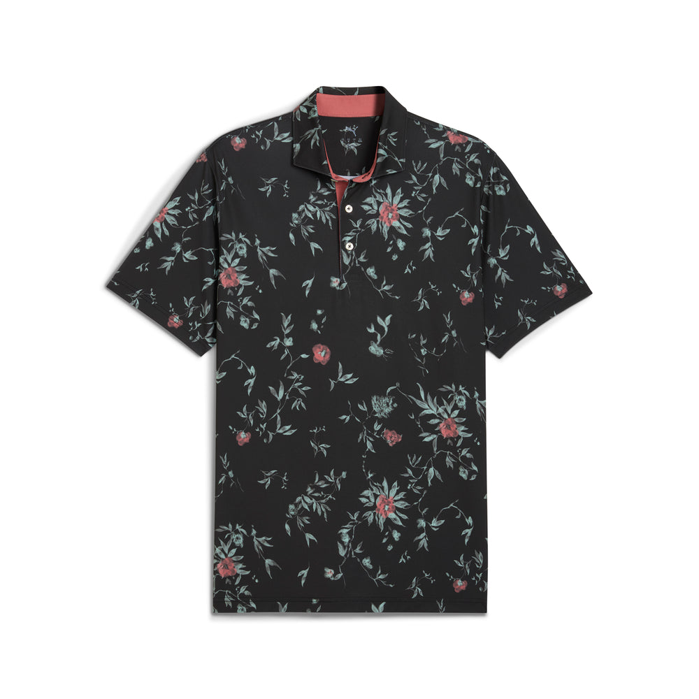 Men's MATTR Water Floral Golf Polo