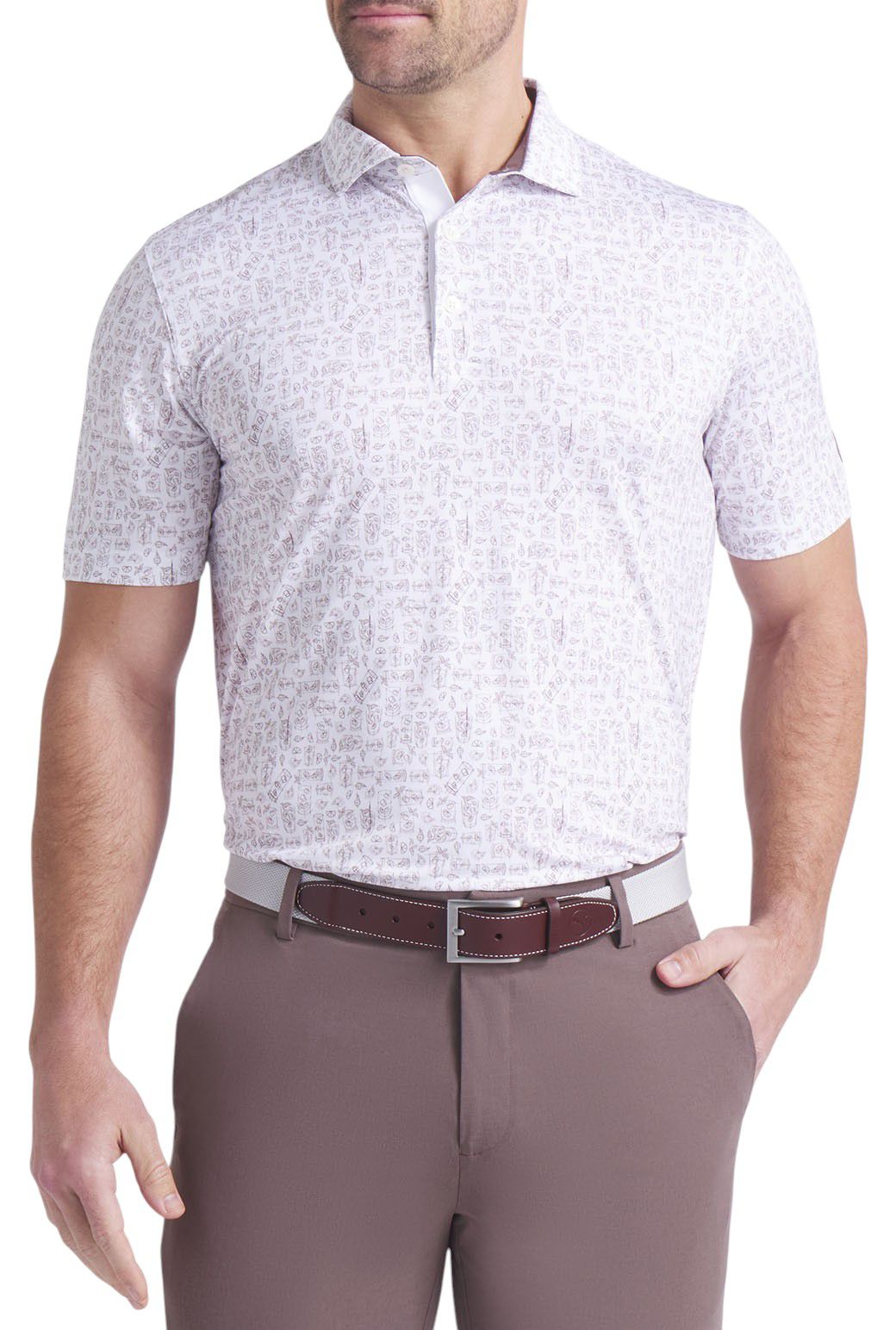 PUMA X Arnold Palmer Men's Sketch Golf Polo