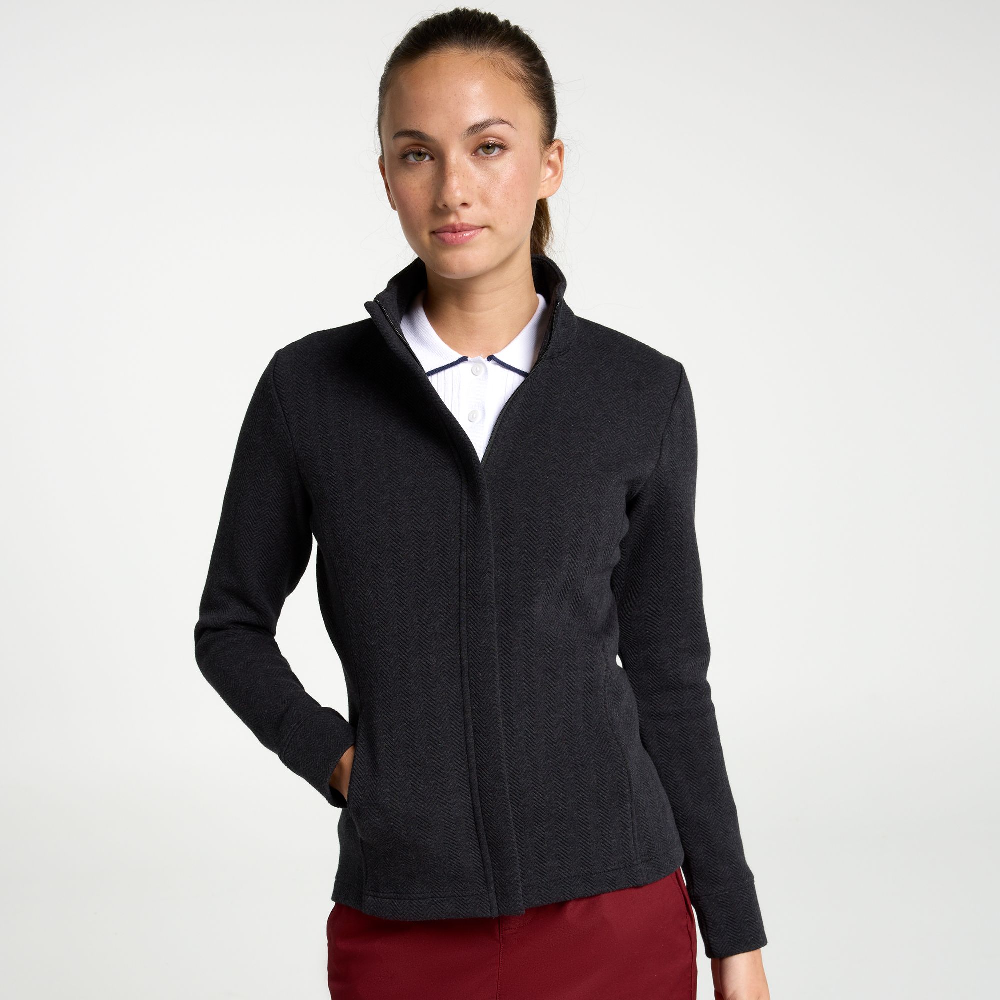 Walter Hagen Women's Clubhouse Full Zip Golf Jacket