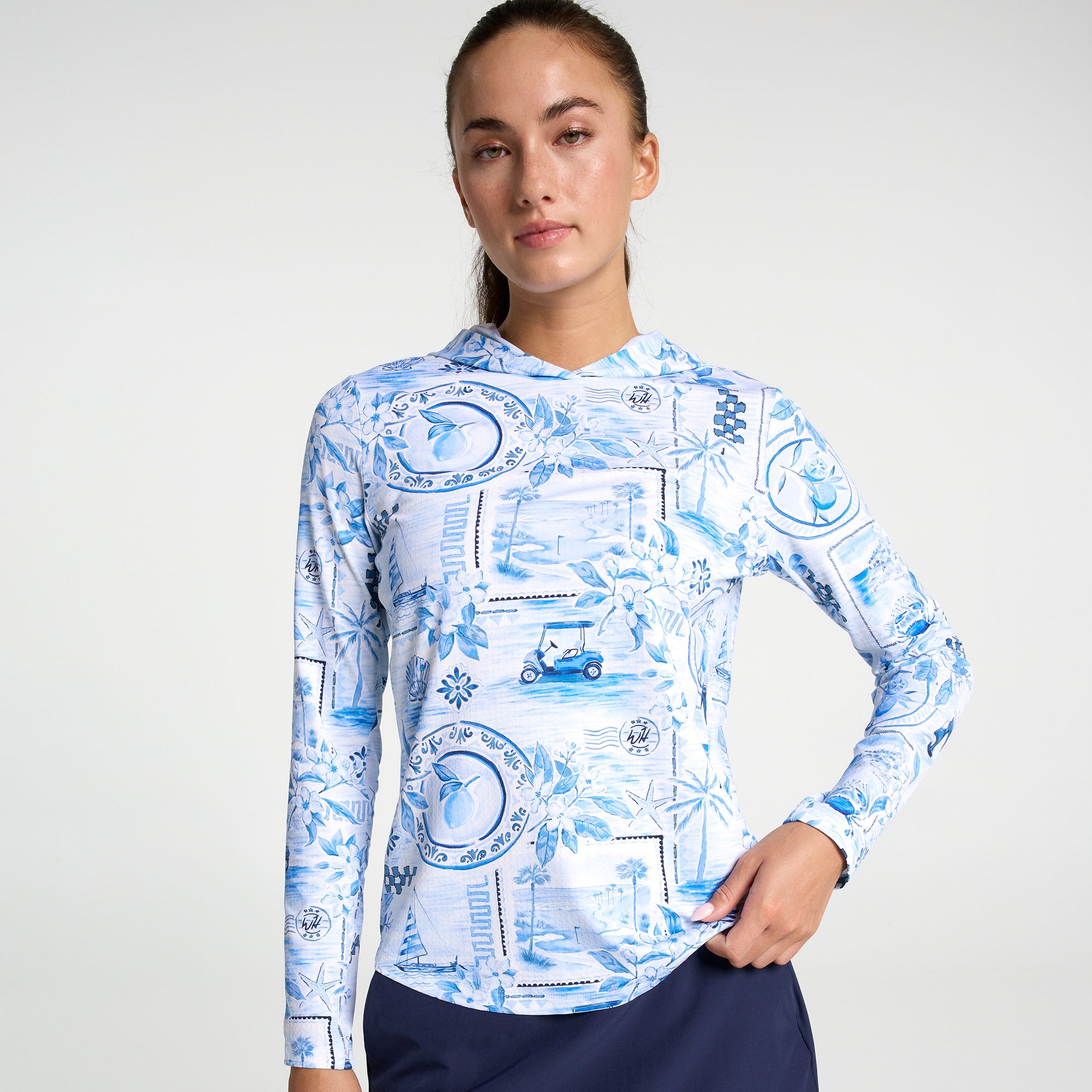 Walter Hagen Women's Performance 11 UV Suncover Golf Hoodie