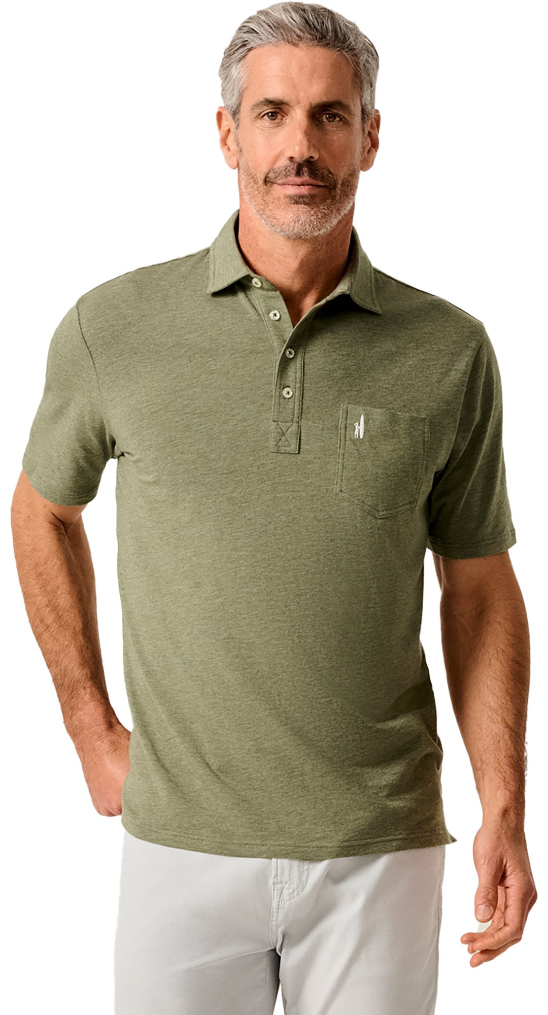 Johnnie-O Men's Heathered 2.0 Original 4-Button Golf Polo