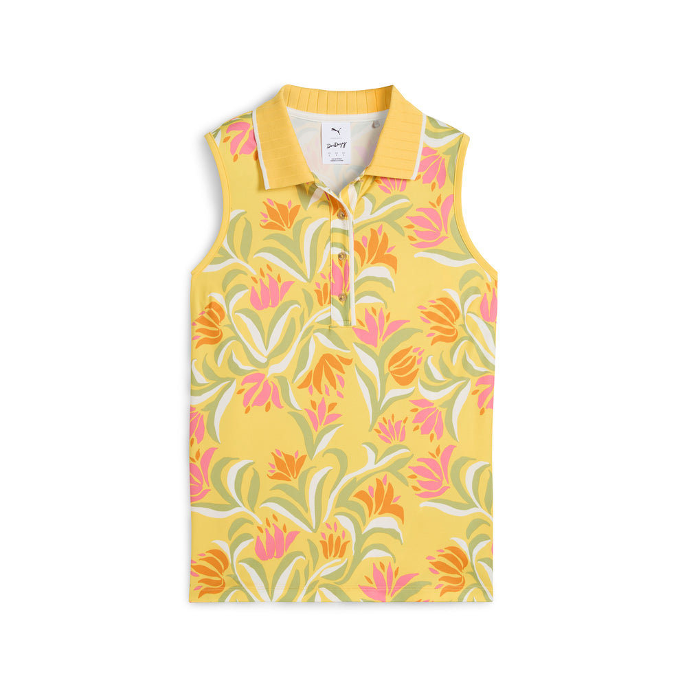 Women's Dani Dazey Sleeveless Golf Polo Sunny