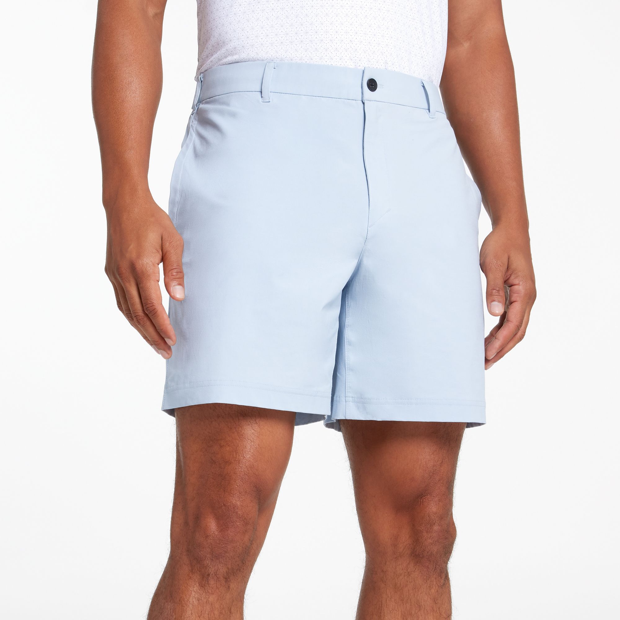 VRST Men's Easy Waist Golf Shorts, XL, Faded Blue