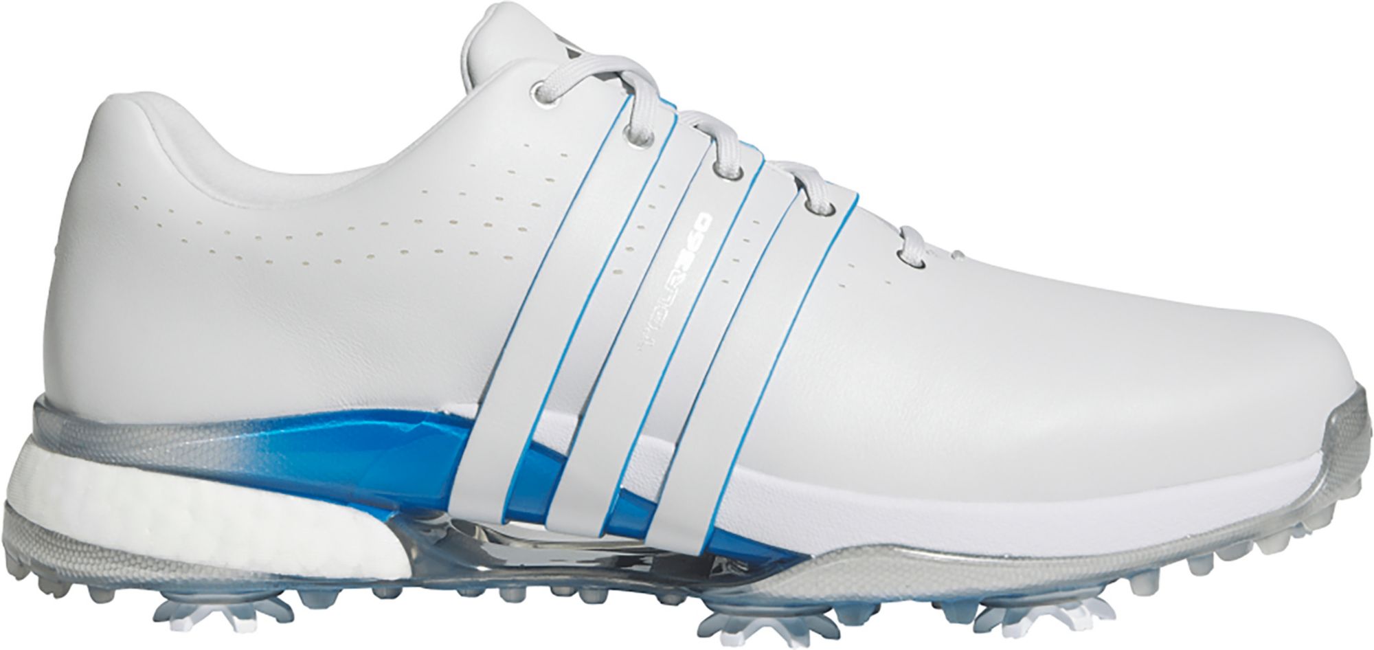 adidas Men's Tour360 Golf Shoes, Size 12, Grey/Silver/Blue Gray