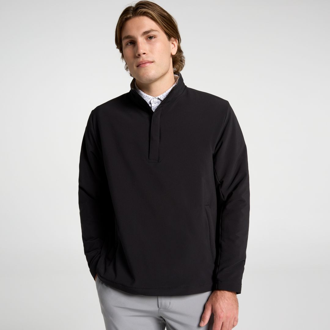 Walter Hagen Men's Performance 11 Insulated 1/4 Snap Golf Polo