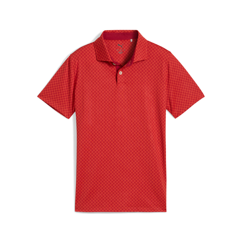 Junior Boys Mattr Micro Florals Golf Polo