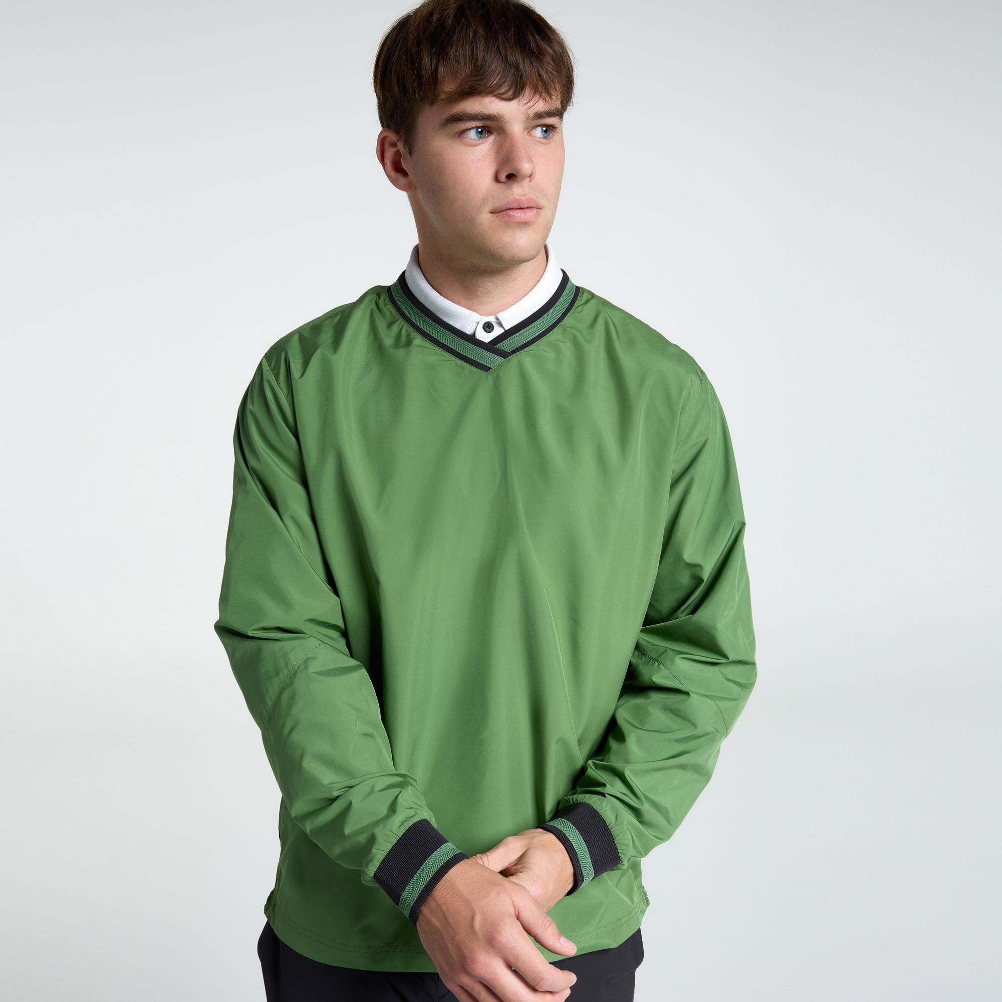 VRST Men's Woven Wind Golf Shirt
