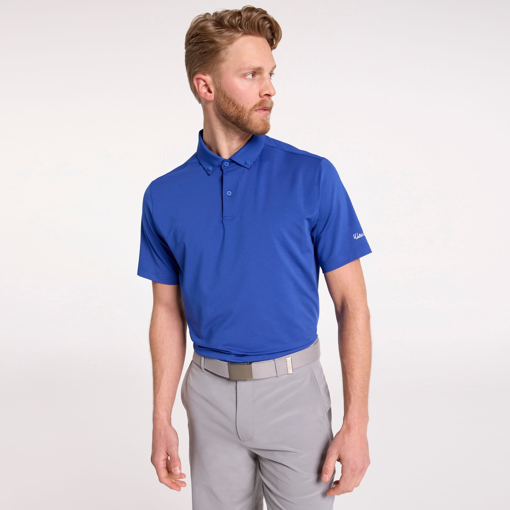 Walter Hagen Men's Performance 11 Championship Stripe Golf Polo