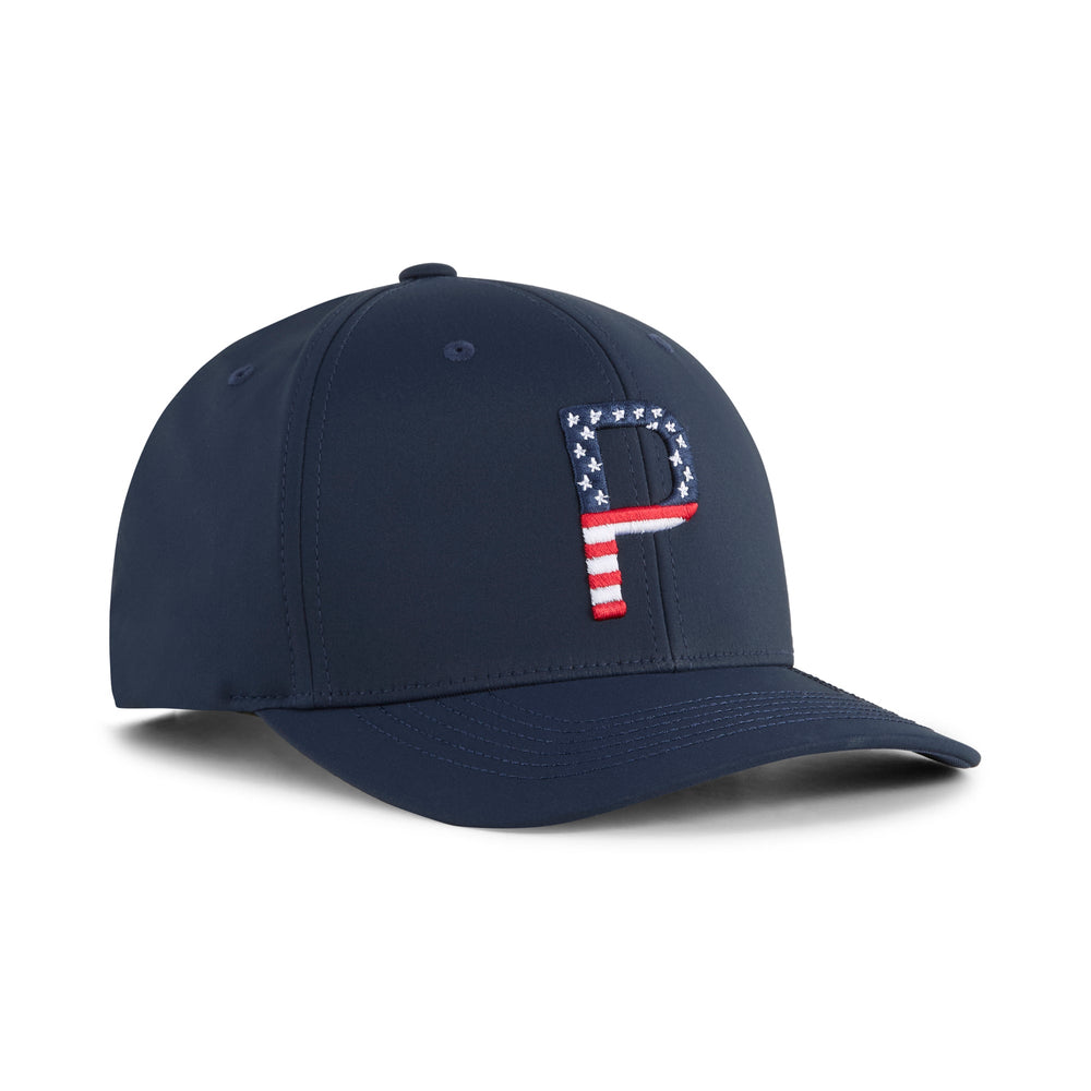 Pars & Stripes 6-Panel Golf Cap