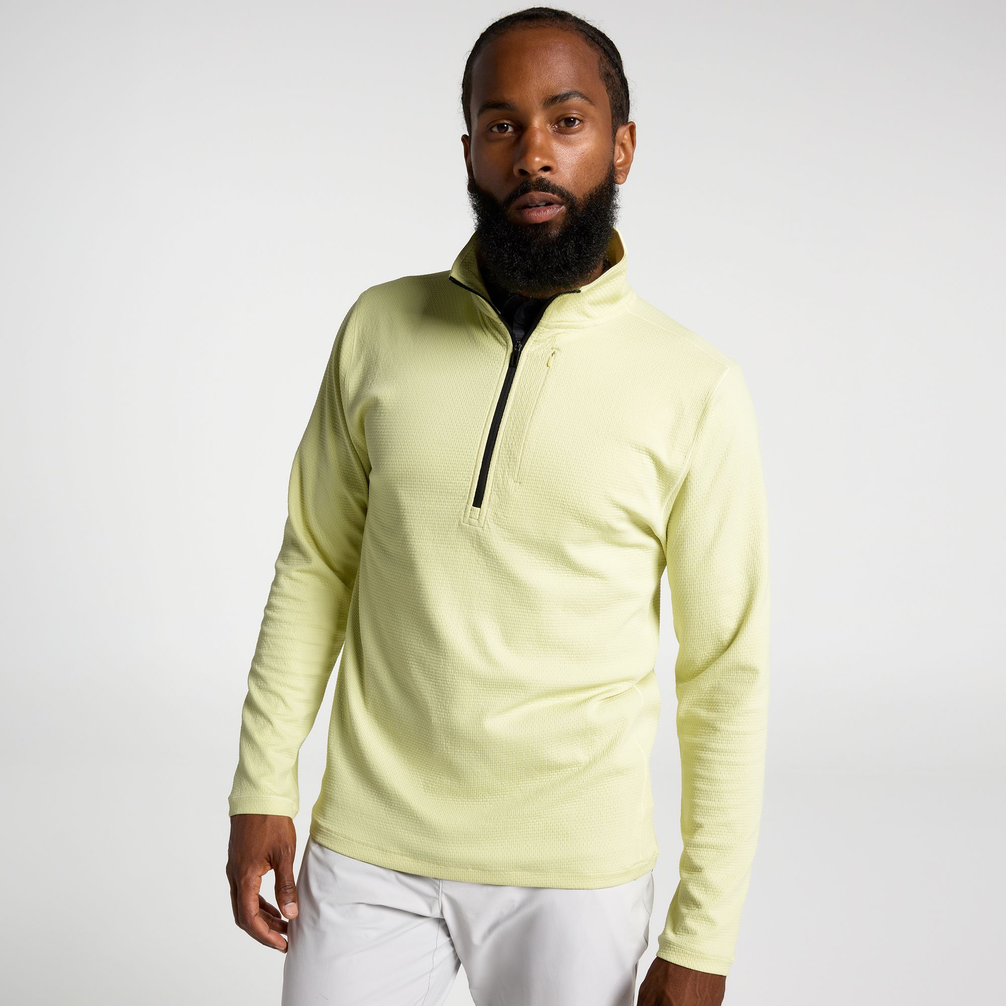 VRST Men's Element Textured 1/4 Zip Golf Pullover