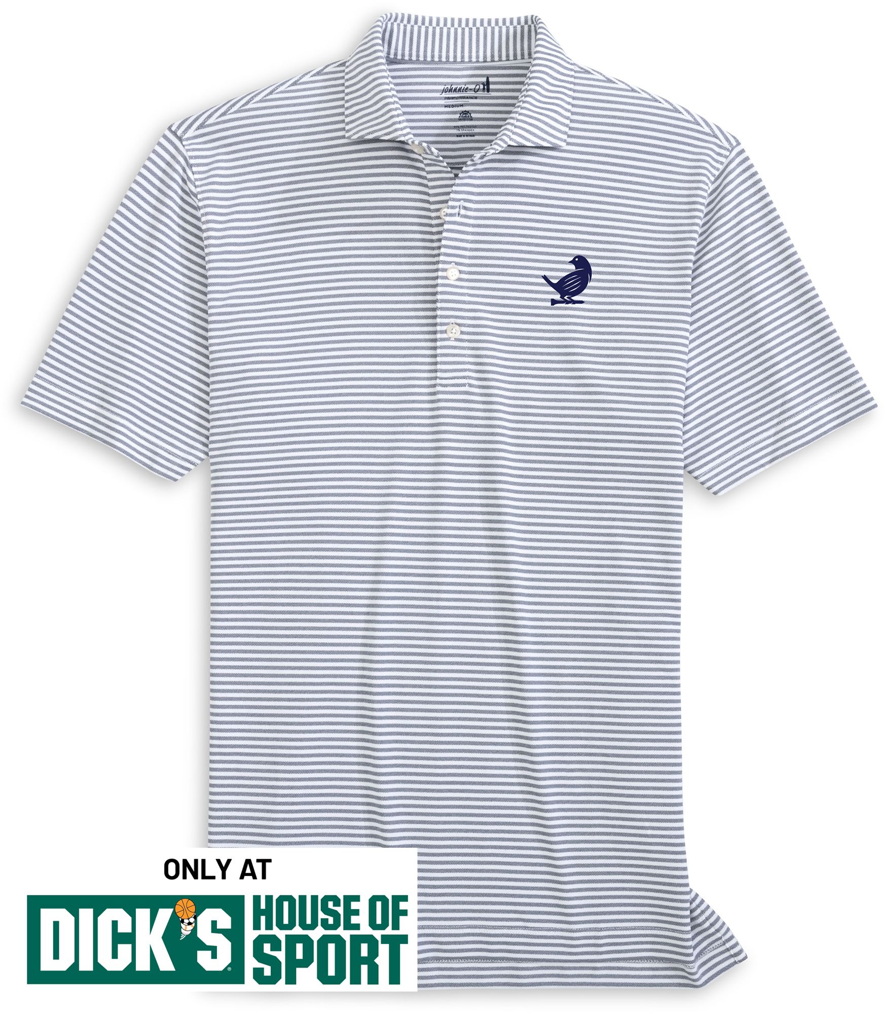 Johnnie-O Men's TGL New York Golf Club Navy Stetsons Polo
