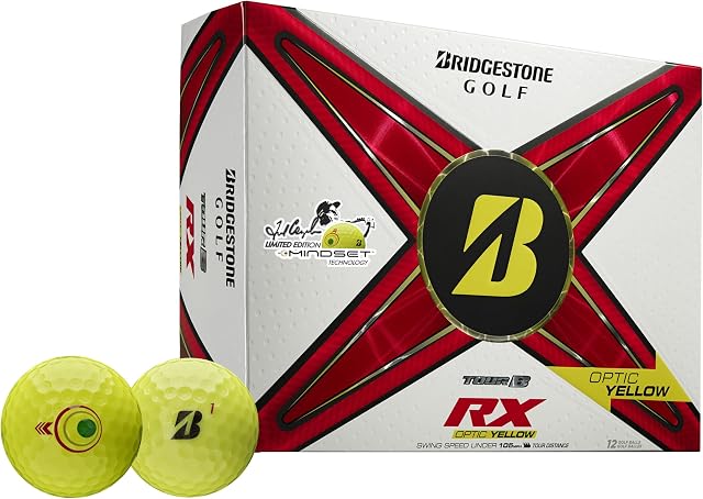 Bridgestone Tour B RX Yellow Golf Balls