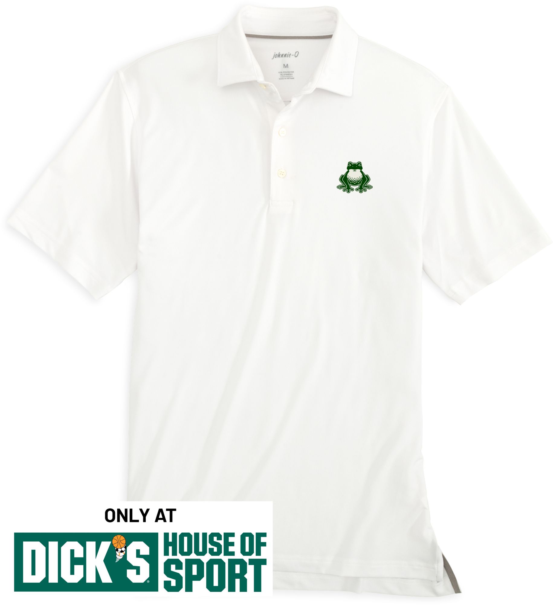 Johnnie-O Men's TGL Boston Common Golf White Birdie Polo