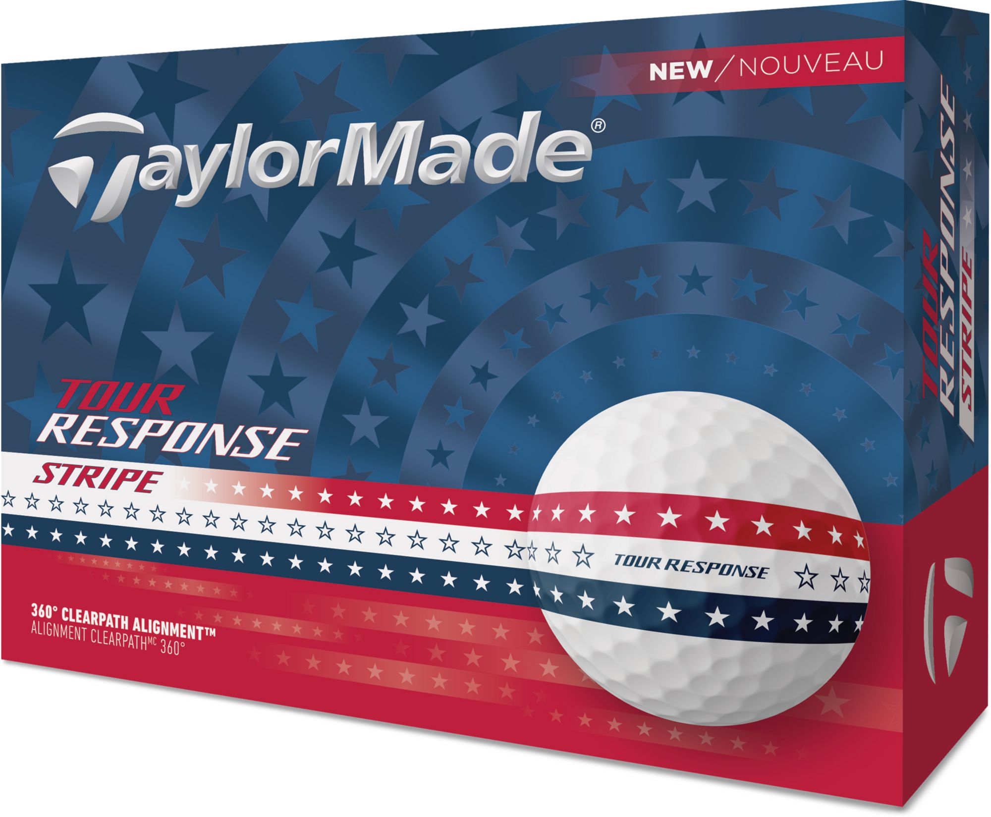 TaylorMade 2025 Tour Response USA Stripe Golf Balls
