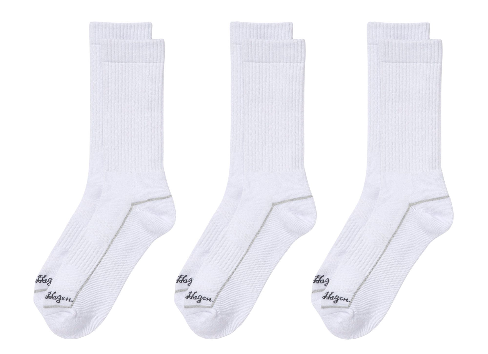 Walter Hagen Men's Performance Crew Sock 3-Pack