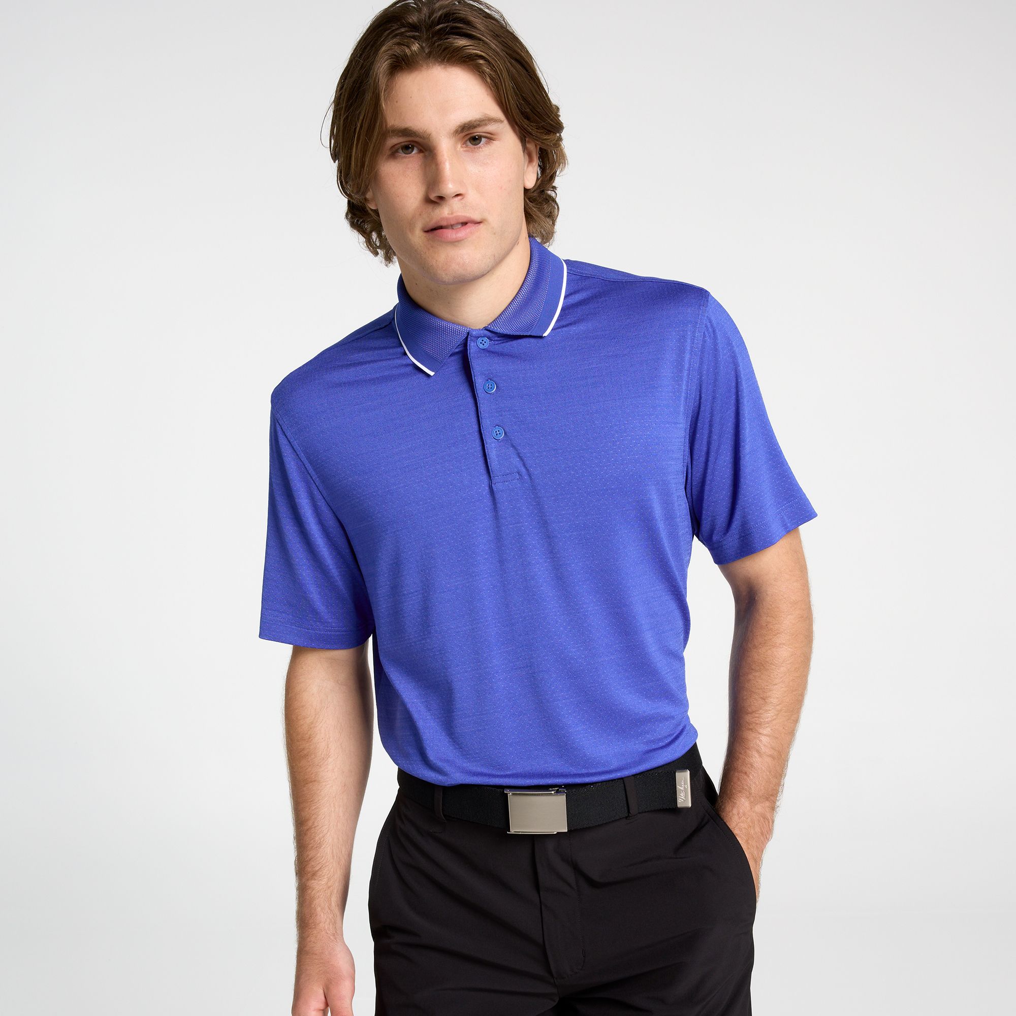 Walter Hagen Men's Birdseye Performance 11 Polo