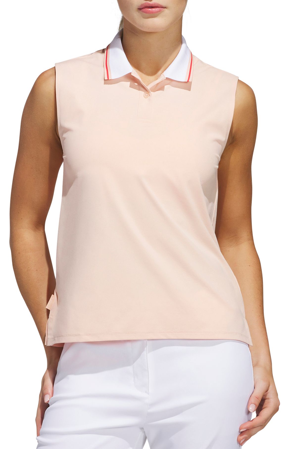 adidas Women's Beyond The Course Twistknit Sleeveless Golf Polo