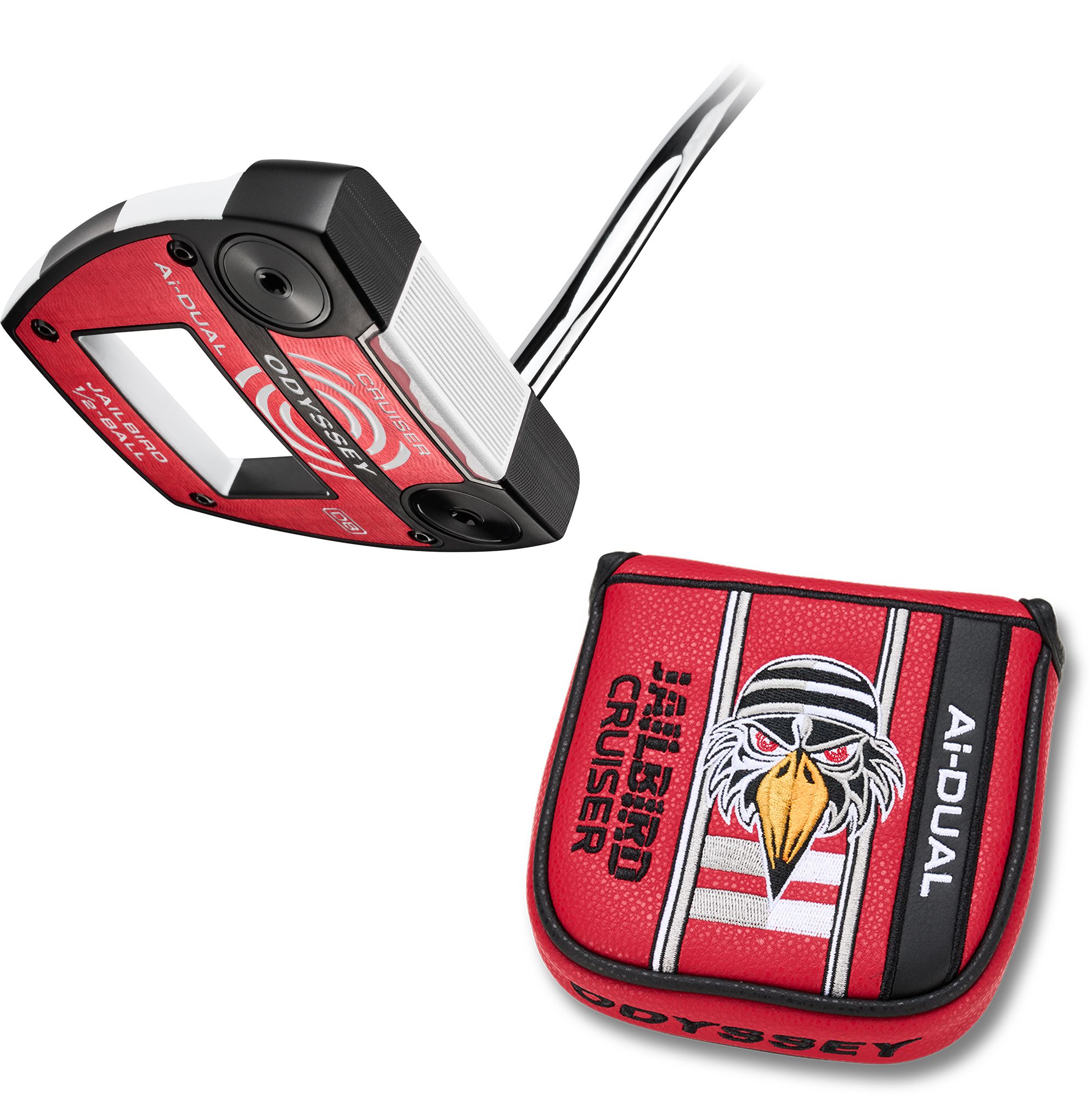 Odyssey Ai-DUAL Jailbird Cruiser 1/2 Ball Putter