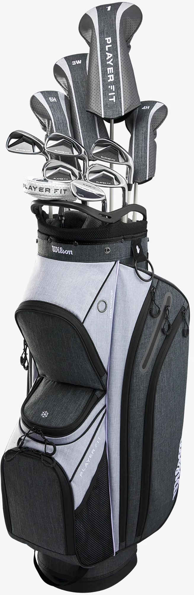 Wilson Women's PlayerFit Cart Bag 17-Piece Complete Set