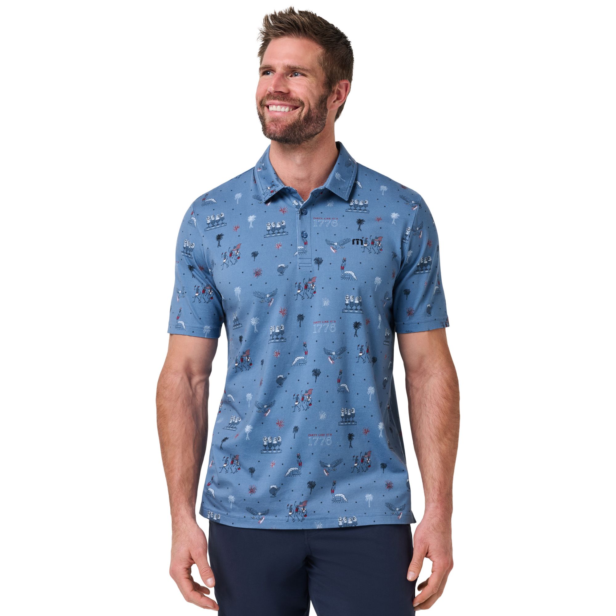 TravisMathew Men's ComfortKnit Festival Golf Polo