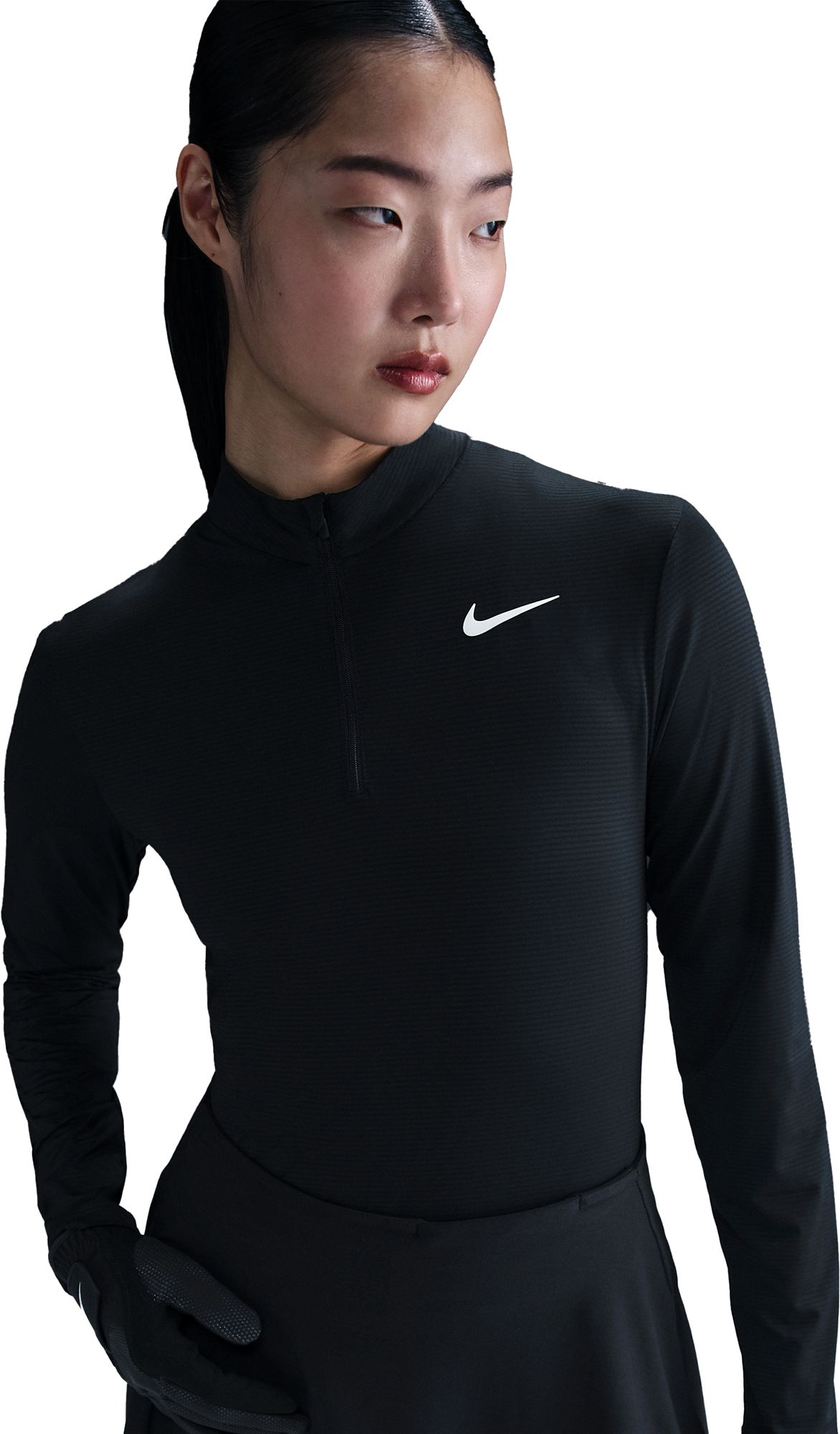 Nike Women's Victory Dri-FIT UV Protection ¼ Zip Golf Shirt