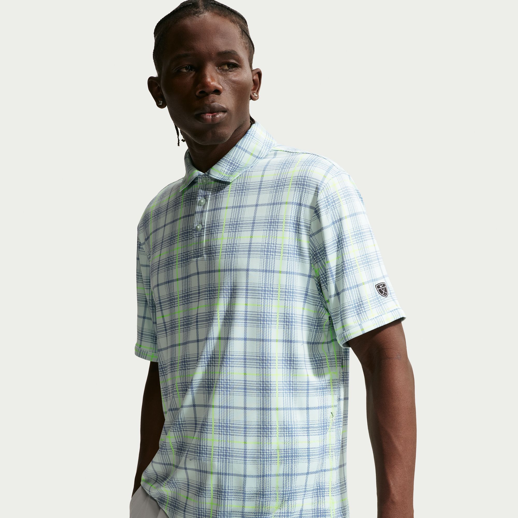 Nike Men's Par 5 Dri-FIT Tartan Golf Polo