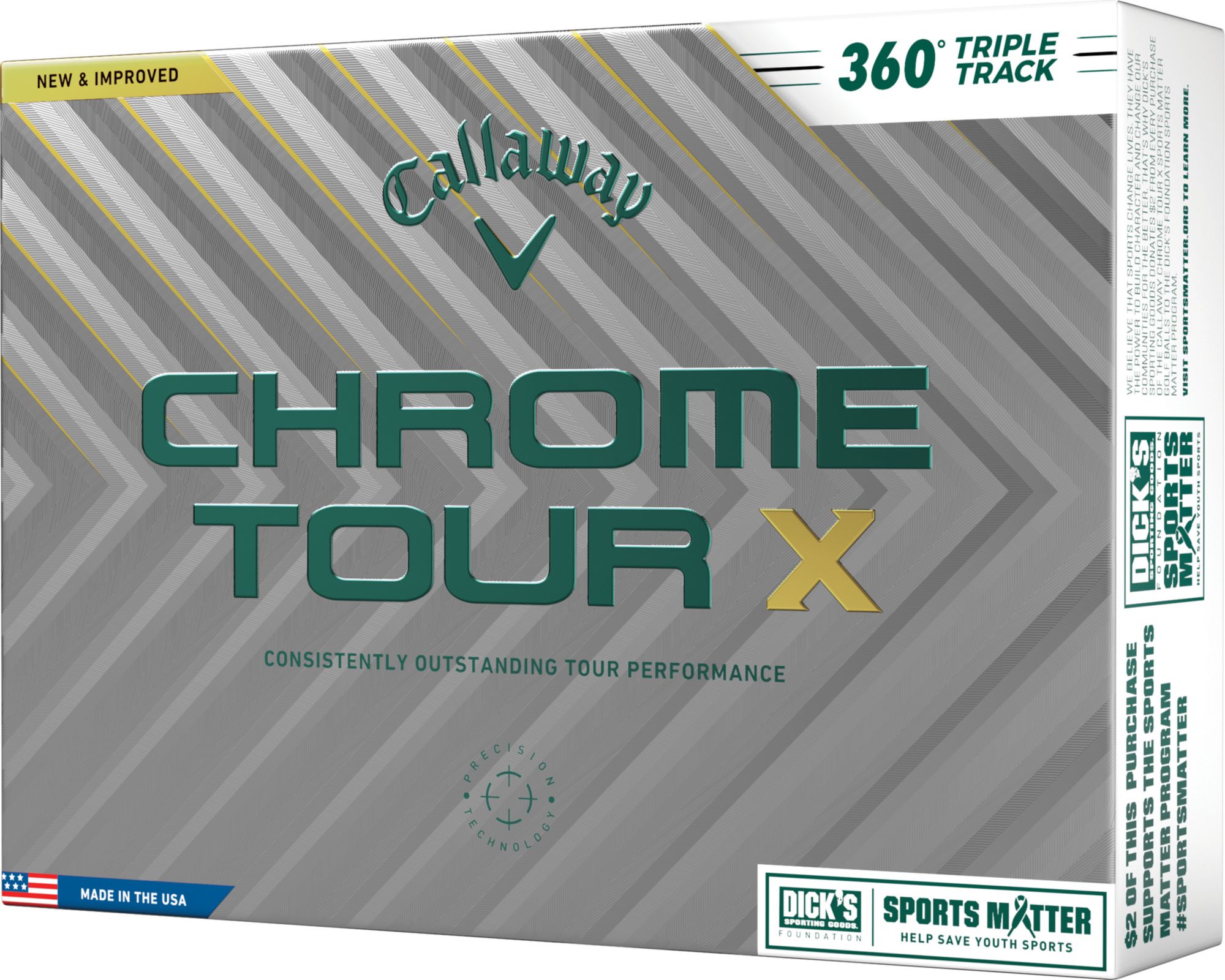Callaway 2024 Chrome Tour X Triple Track 360 Golf Balls