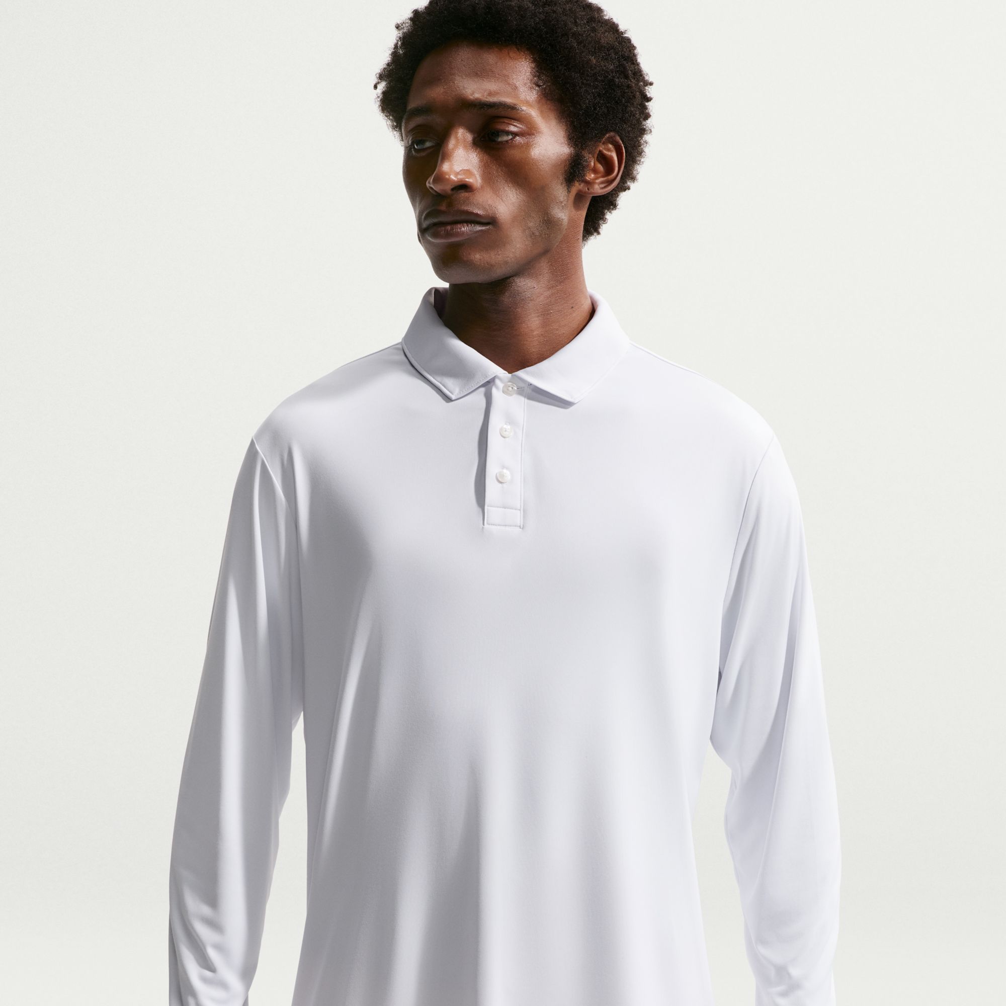 Nike Men's Par Dri-FIT Long Sleeve Tonal Golf Polo