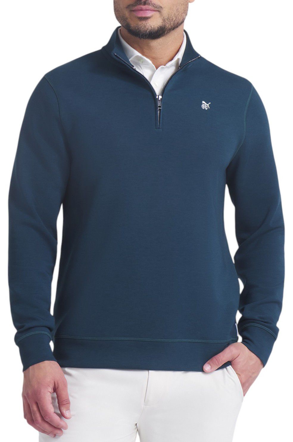 PUMA X Reigning Champ Men's CLOUDSPUN Fleece Golf 1/4 Zip