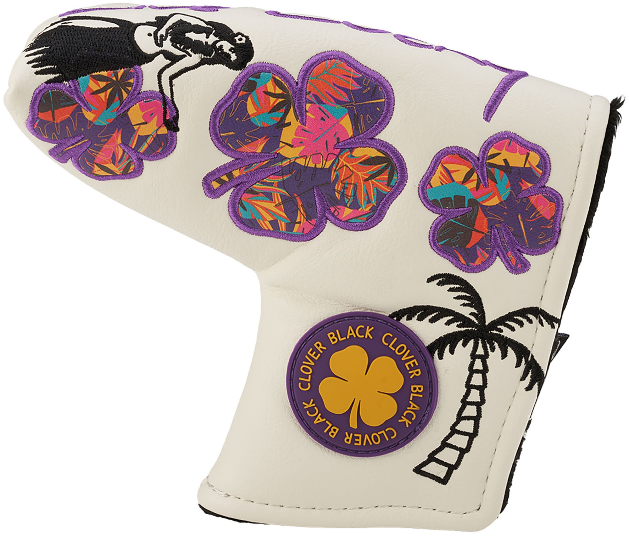 CMC Design Live Lucky Purple Hula Blade Putter Headcover
