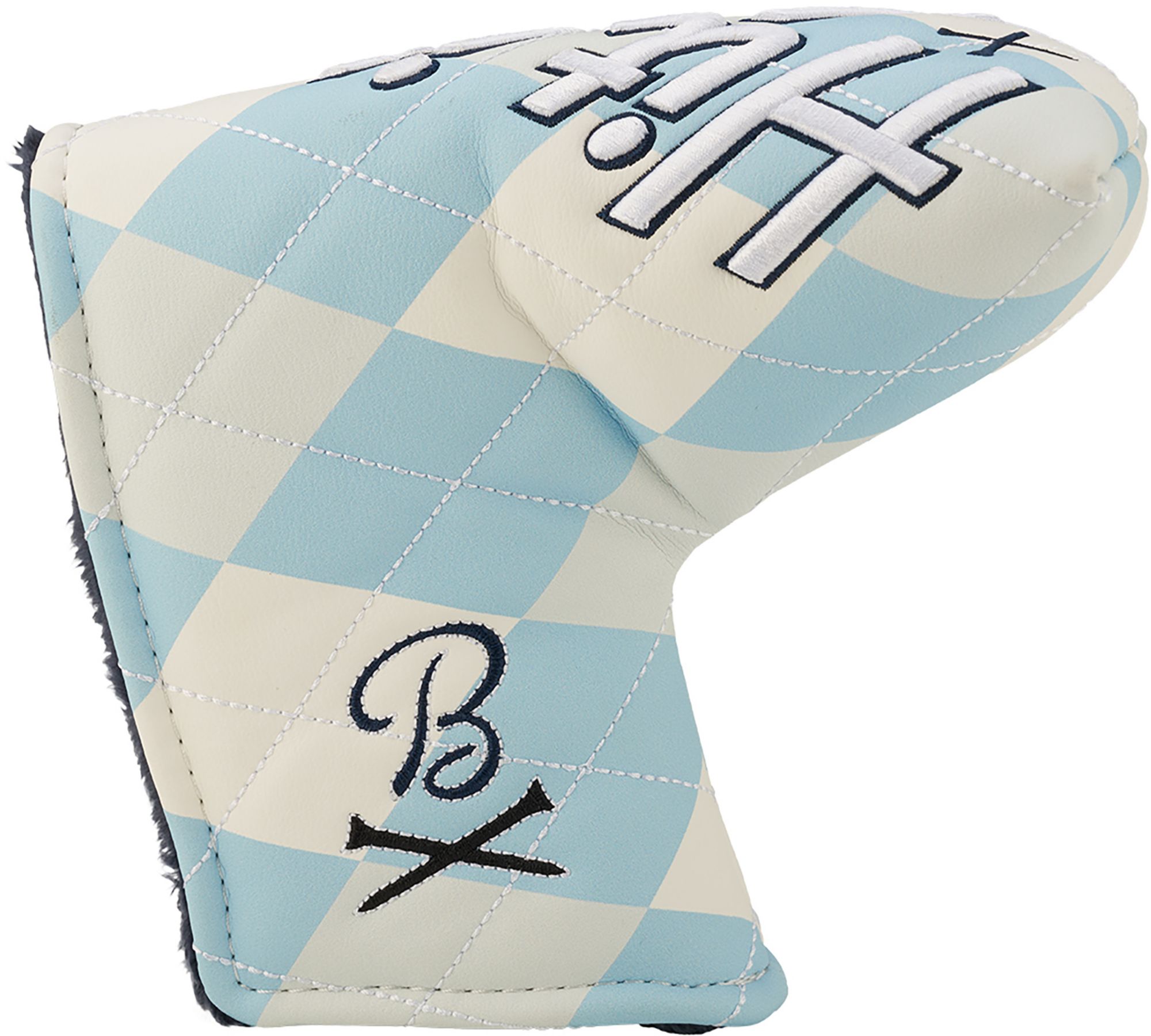 Barstool Sports Hit It Hard Blue Argyle Blade Putter Headcover