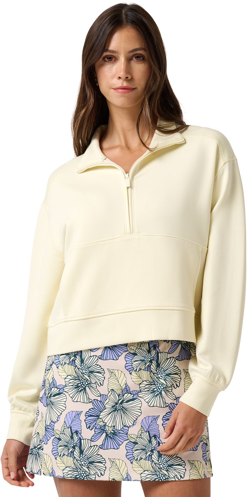 TravisMathew Women's Skyloft Soft ½ Zip 2.0