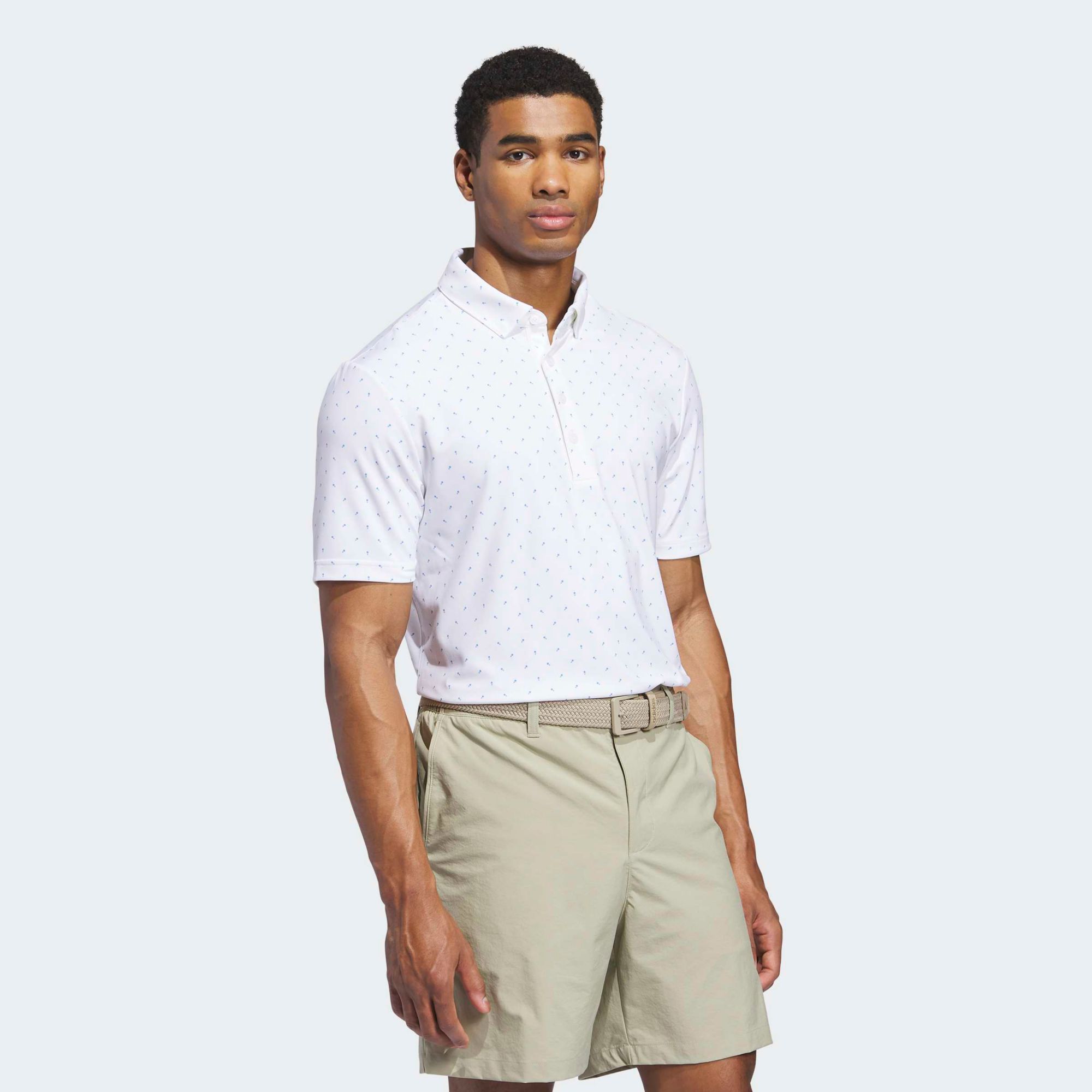 adidas Men's Ultimate365+ Micro Print Golf Polo