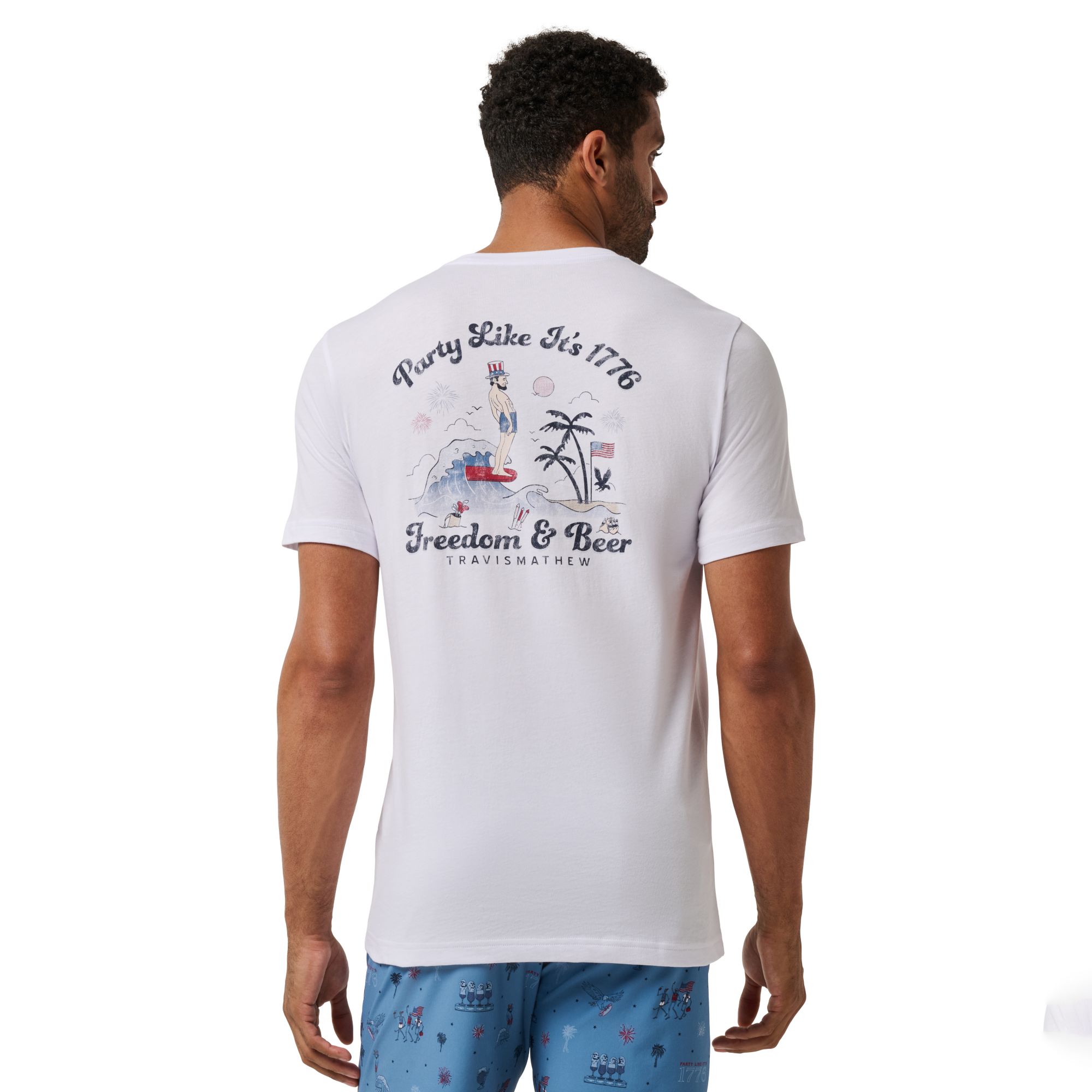 TravisMathew Men's Beach Bash Golf T-Shirt