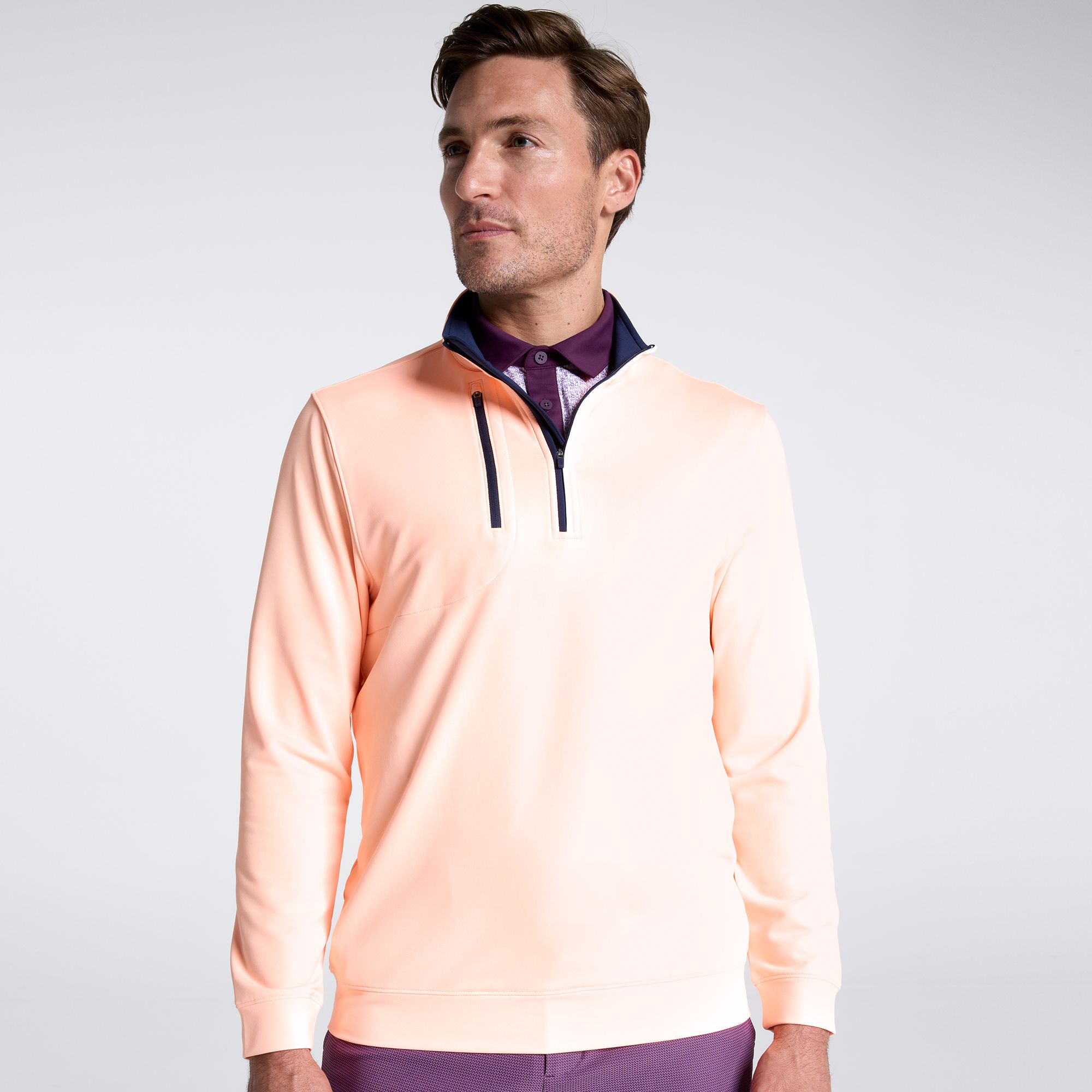 Walter Hagen Men's Performance 11 All Season Welt 1/4 Zip