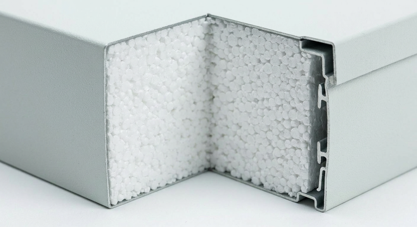 EPS Insulated 50mm sandwich panel