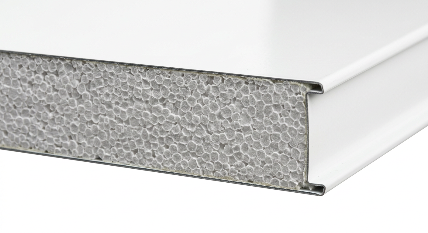 EPS Insulated 25mm sandwich panel