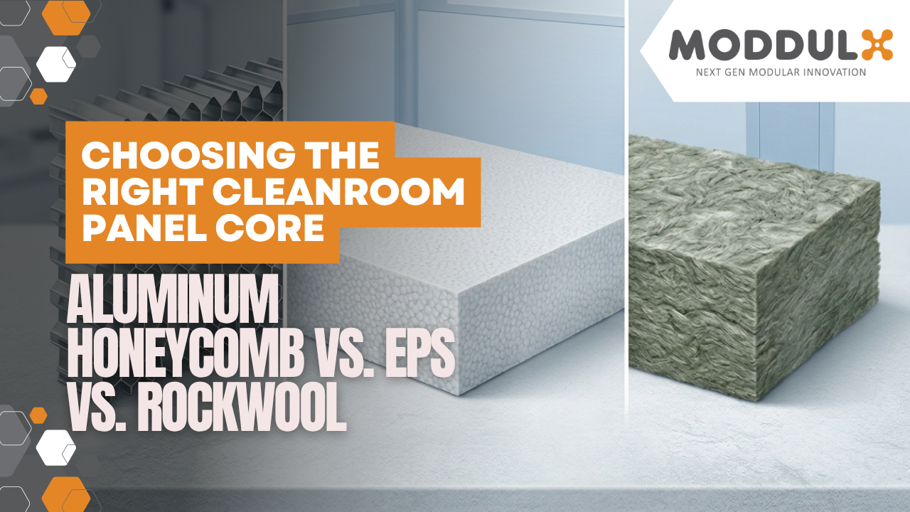Choosing the Right Cleanroom Panel Core: Aluminum Honeycomb vs. EPS vs. Rockwool