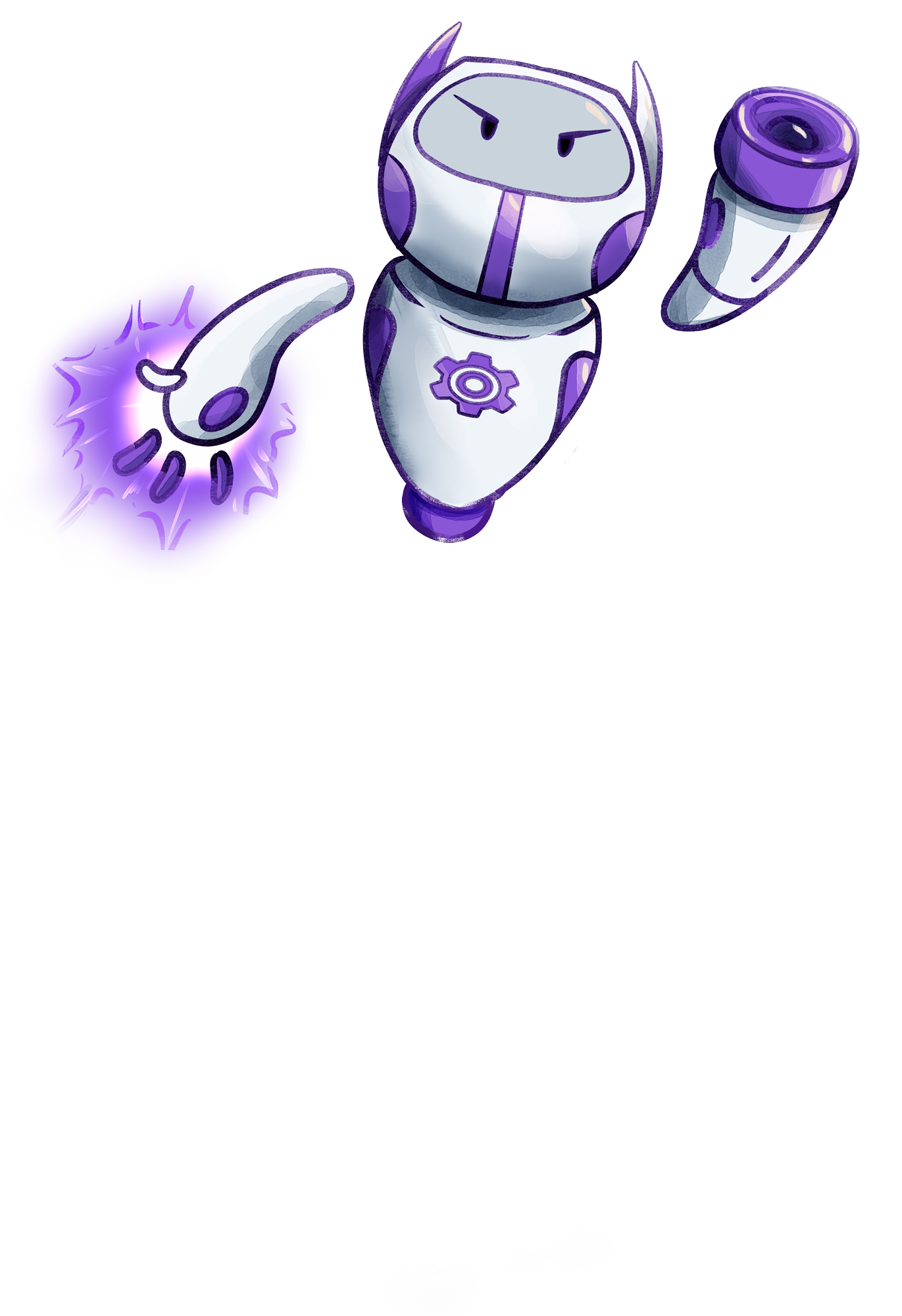 Pam, teleport mascot