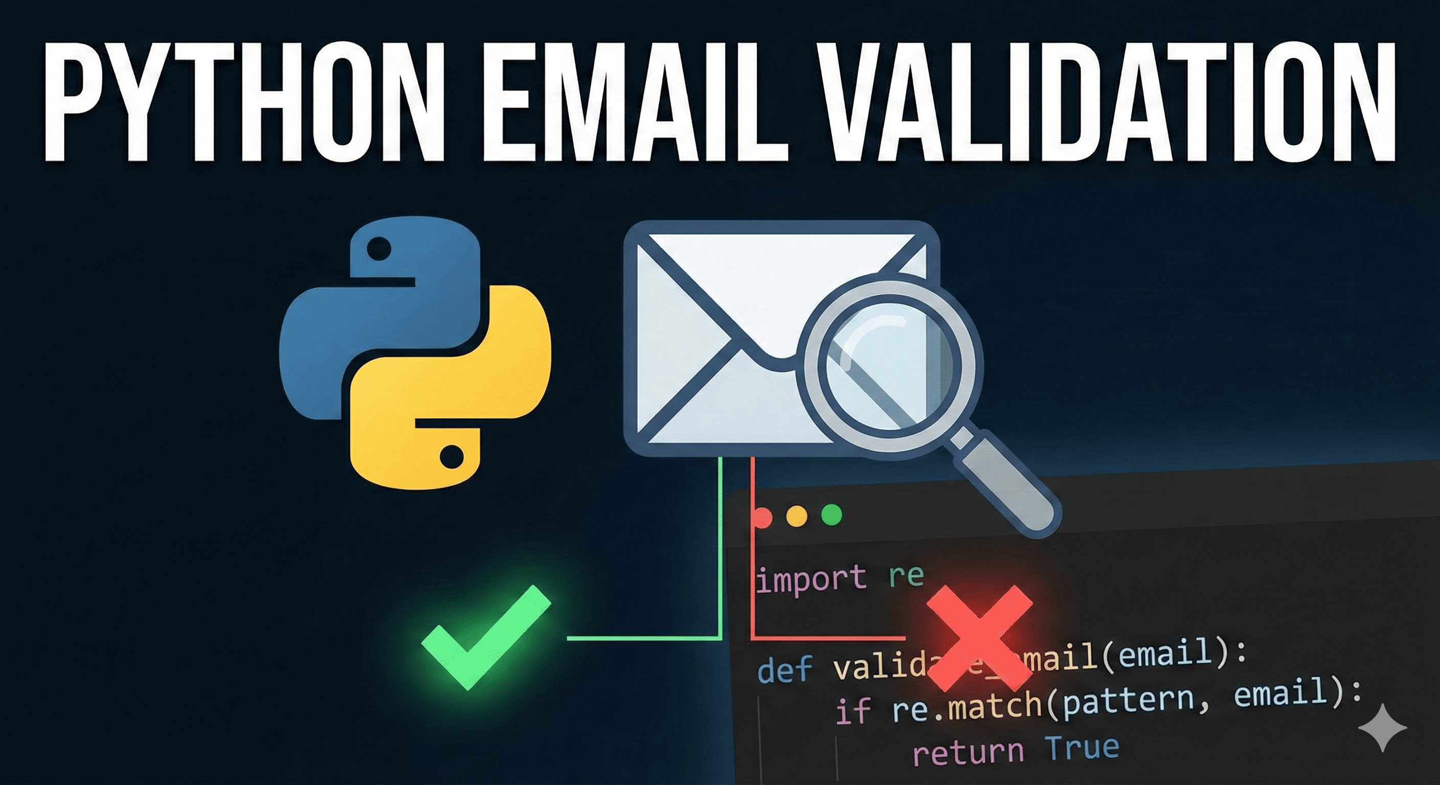 Python Email Validation: How to Check if an Address Exists (Without Regex)