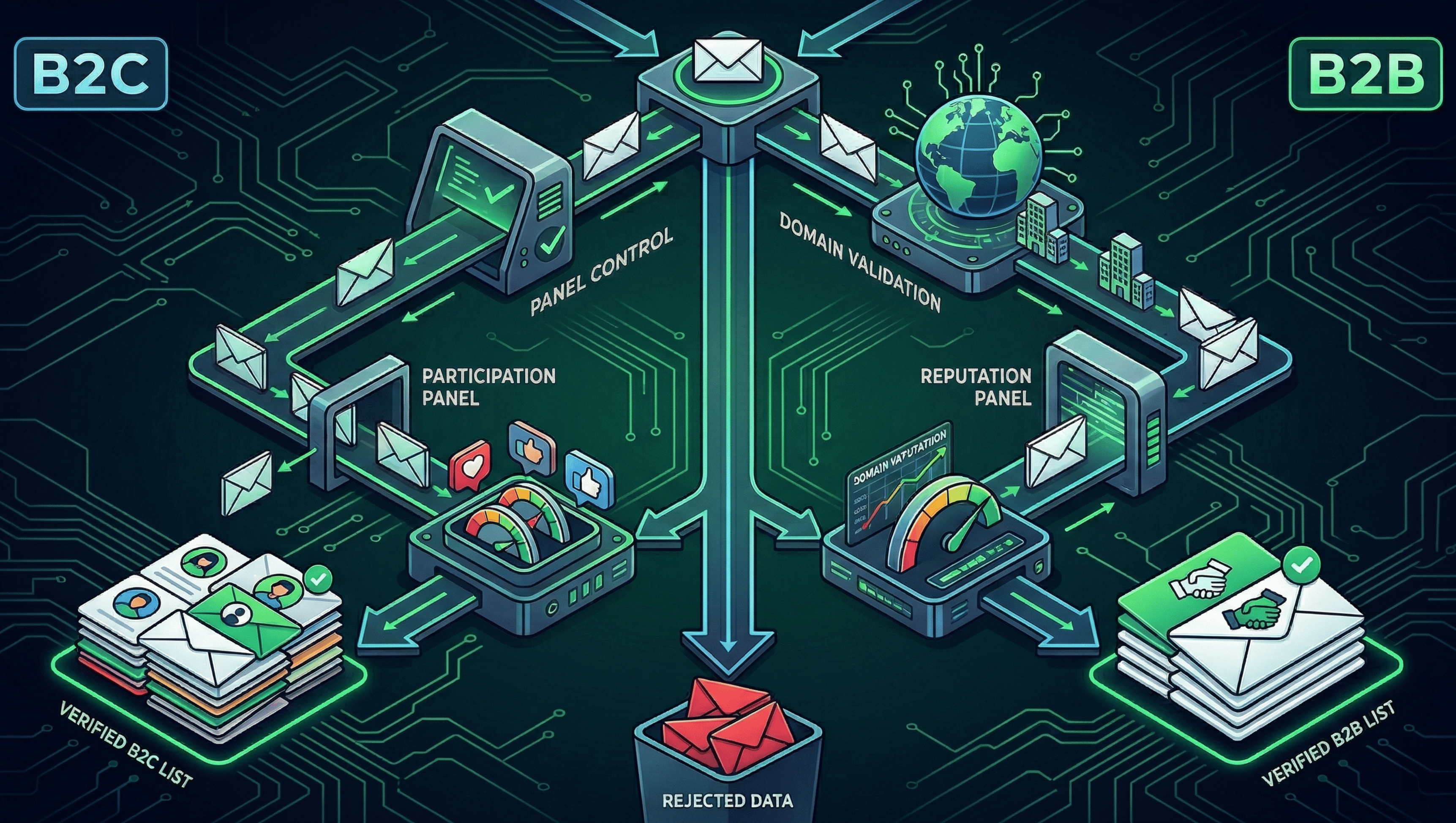 B2B vs. B2C Email Verification: Understanding the Technical Differences